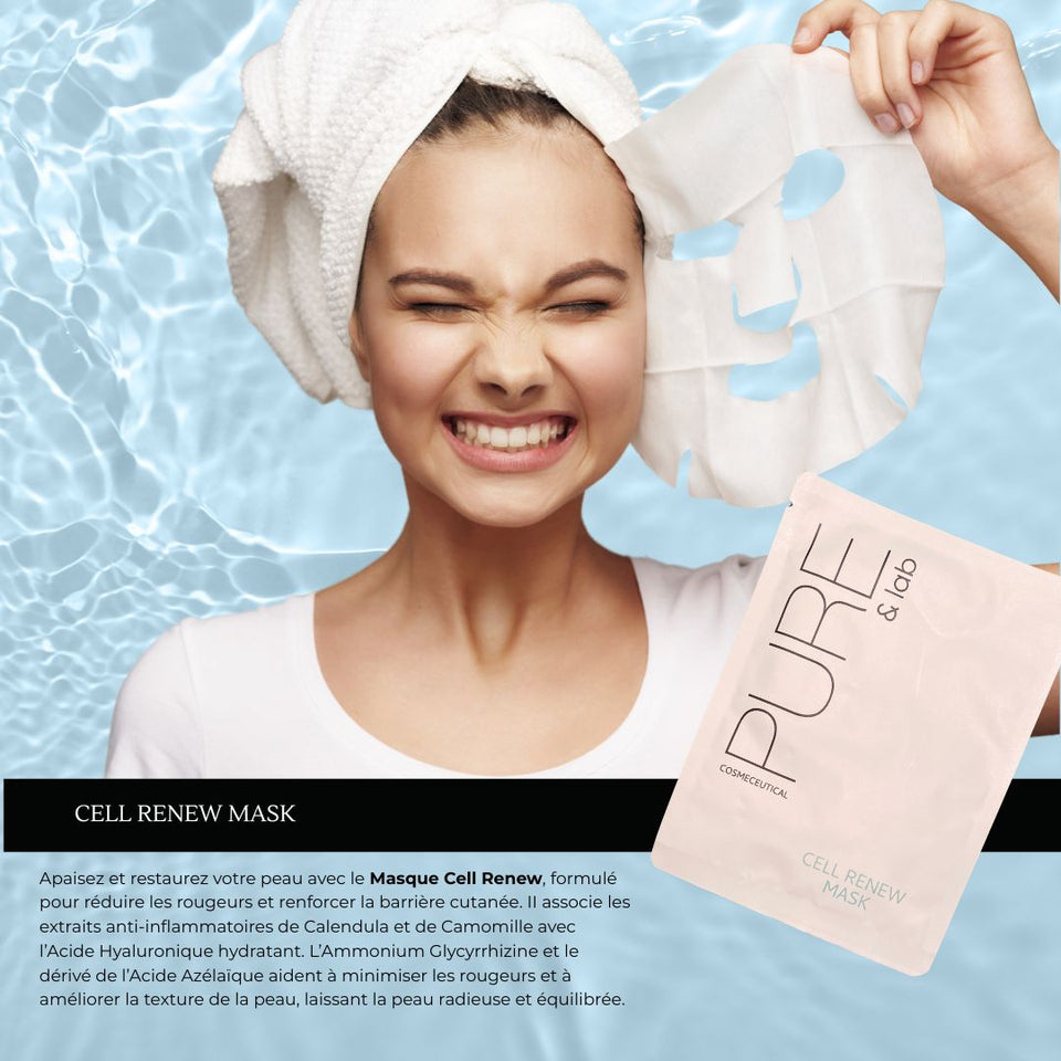 Cell Renew Mask - Le masque régénérant qui apaise, unifie et hydrate intensément.